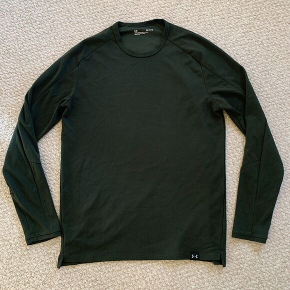 Under Armour Fitted Athletic Tee Emerald Green Size M - Picture 1 of 7